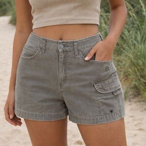 The North Face Gray Cargo Shorts Size 6 Outdoor Utility Hiking